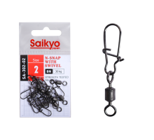 Вертлюг с застежкой Saikyo SA-302-02 - 10 шт (30кг)