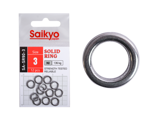 Кольцо неразъемное Saikyo SA-SR90-3 12шт (136кг)
