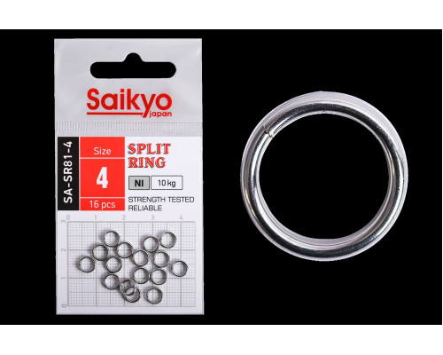 Заводное кольцо Saikyo SA-SR81-4 16шт (10кг)