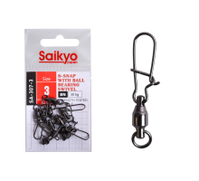 Вертлюг с застежкой Saikyo SA-307-3 - 10 шт (30кг)