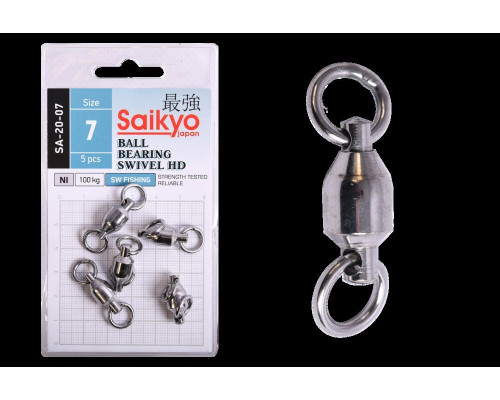 Морской вертлюг Saikyo SA-20-07 -5шт (100кг)