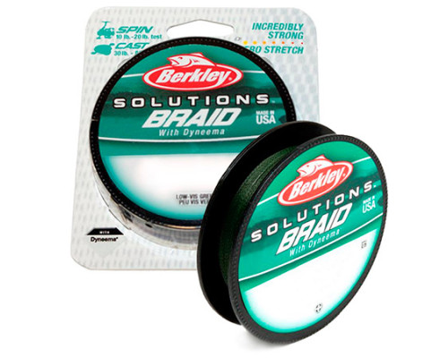 Шнур Berkley SOLUTIONS BRAID Green, 125M, 0.35MM