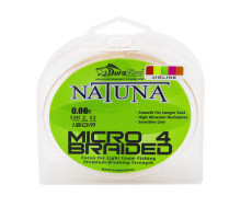 Шнур DuraKing NATUNA MICRO 4X , 100м, оливково-зеленый #0.6, 0,12мм, 16lbs