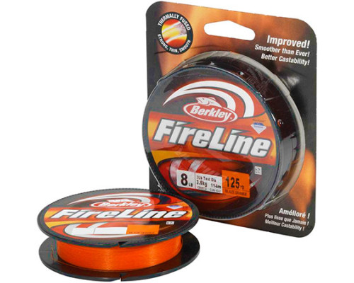 Шнур Berkley FIRELINE Orange, 270M, 0.25MM