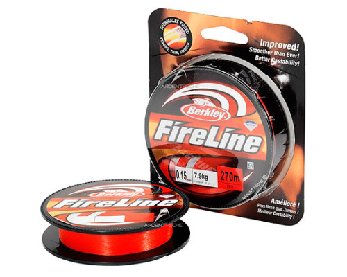 Шнур Berkley FIRELINE Red, 110M, 0.17MM