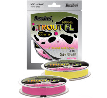 Полиэстер Benkei Trout PL 100m розовый fluo #04 (0,104mm), 0,91kg
