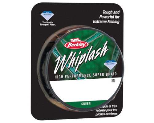 Шнур Berkley WHIPLASH Green, 110M, 0.20MM