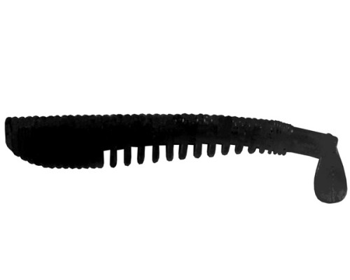 Мягк.приманки LureMax YOBBO 4''/10см, LSY4-006 Black (6 шт.)