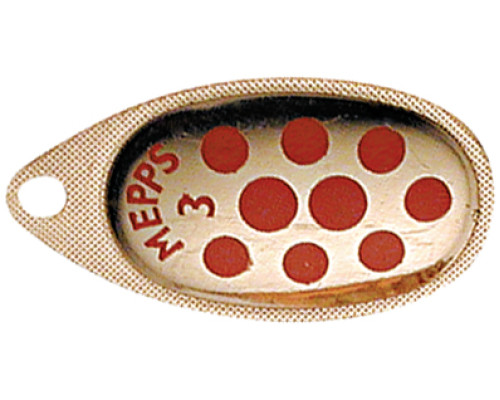 Блесна вращ. Mepps AGLIA PTS, 2, Copper/Red dots