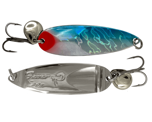 Блесна колеблющаяся LureMax Fever 65мм., 20 г., 20, Silver eye