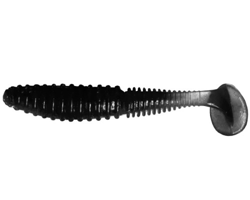 Мягк.приманки LureMax AYAME 4''/9,5см, LSA4-06-006 Black (1 шт.)