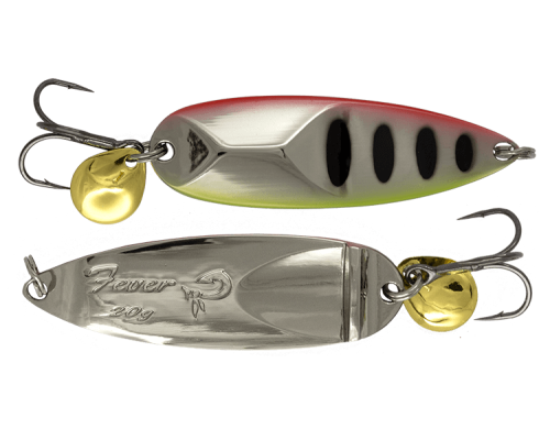 Блесна колеблющаяся LureMax Fever 65мм., 20 г., 43, Red eye