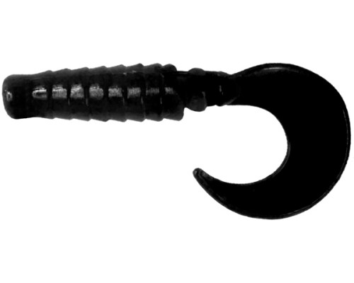 Мягкие приманки LureMax EBISU 2,5"/6,5см, LSE25-006 Black (10 шт.)