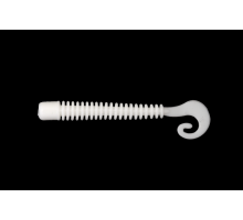 Мягк.приманки LureMax CHEEKY WORM 2,5''/6 см, LSCW25-10-015 White (10 шт.)