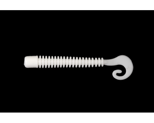 Мягк.приманки LureMax CHEEKY WORM 2,5''/6 см, LSCW25-10-015 White (10 шт.)