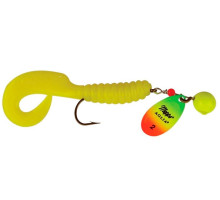 Блесна вращ. Mepps AGLIA SPINFLEX, 2/14g, Chartreuse/Tiger/Yellow