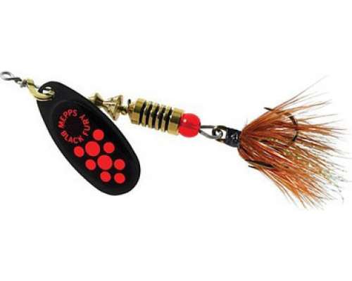 Блесна вращ. Mepps BLACK FURY MOUCHE, 1, Black/Orange