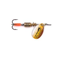 Блесна вращ. Mepps AGLIA FLUO, Micropigments Trout, 3, Brown