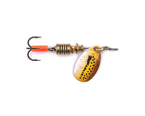 Блесна вращ. Mepps AGLIA FLUO, Micropigments Trout, 3, Brown