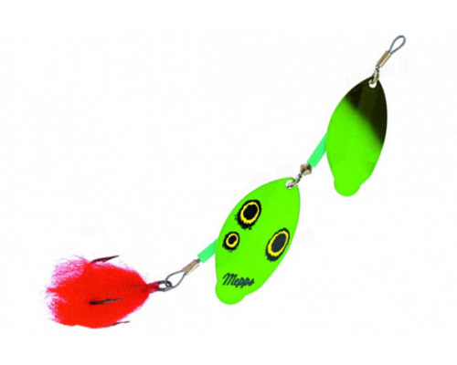 Блесна вращ. Mepps TANDEM PIKE, Black/Green/Gold (блистер)