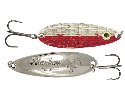 Блесна колеблющаяся LureMax Plankton 75мм., 26 г., 38, White eye
