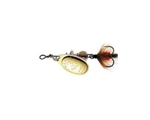 Блесна вращ. Mepps AGLIA MOUCHE, 0, Gold/Red fly