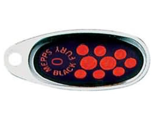 Блесна вращ. Mepps BLACK FURY MOUCHE, 00, SILVER/Orange