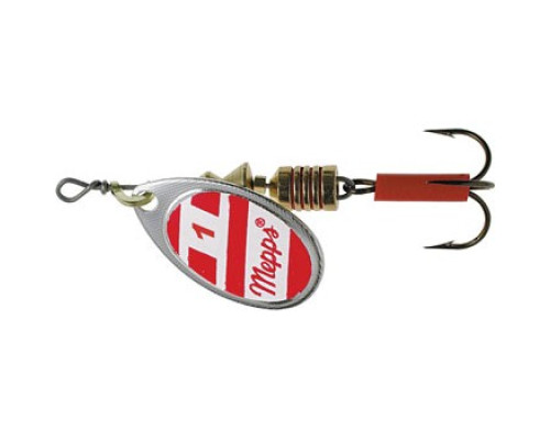 Блесна вращ. Mepps AGLIA White/Red, 1, SILVER