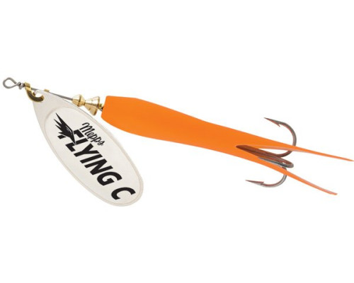 Блесна вращ. Mepps AGLIA FLYING C, 10g №3 SILVER/Orange