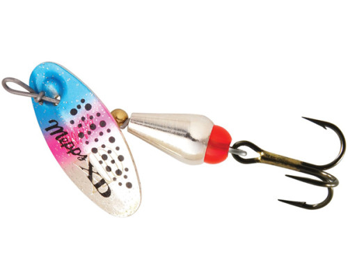 Блесна вращ. Mepps XD TRI FLUO, 3, SILVER/Rainbo