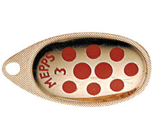 Блесна вращ. Mepps AGLIA PTS, 1, Copper/Red dots