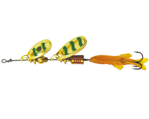 Блесна вращ. Mepps TANDEM PERCH, Gold/Green (блистер)