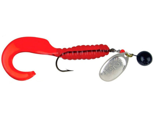 Блесна вращ. Mepps AGLIA SPINFLEX, 2/14g, Black/SILVER/Red