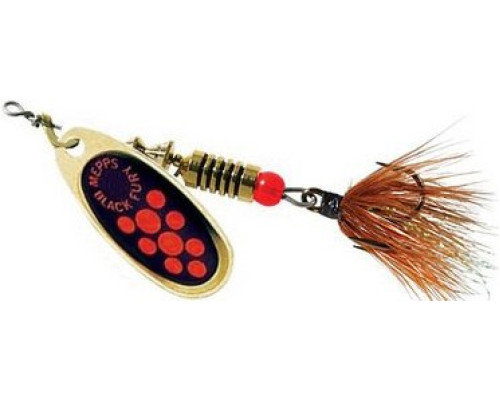 Блесна вращ. Mepps BLACK FURY MOUCHE, 4, Gold/Orange