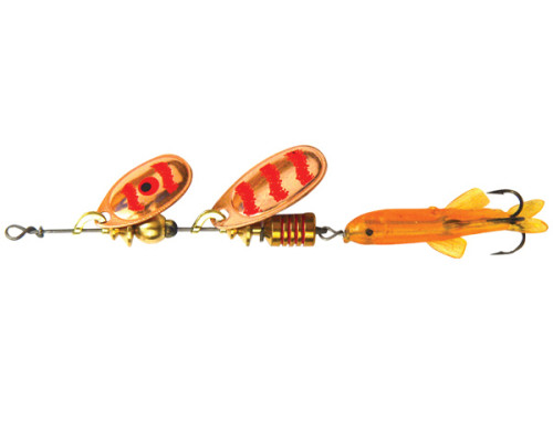Блесна вращ. Mepps TANDEM PERCH, Copper/Red (блистер)