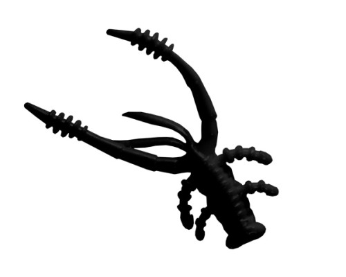 Мягк.приманки LureMax VOODOO BUG 2''/5см, LSVB2-006 Black (10 шт.)