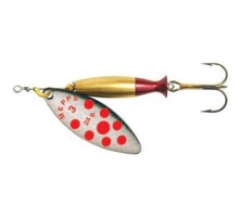 Блесна вращ. Mepps AGLIA LONG HEAVY, 1, Silver PTS Red