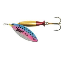 Блесна вращ. Mepps AGLIA LONG HEAVY, 2, SILVER/Rainbo