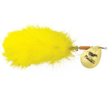 Блесна вращ. Mepps GIANT MARABOU Gold/Yellow (блистер)