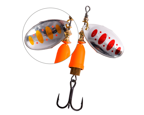 Блесна вращающаяся LureMax Foxy-2 6гр. 004/Or
