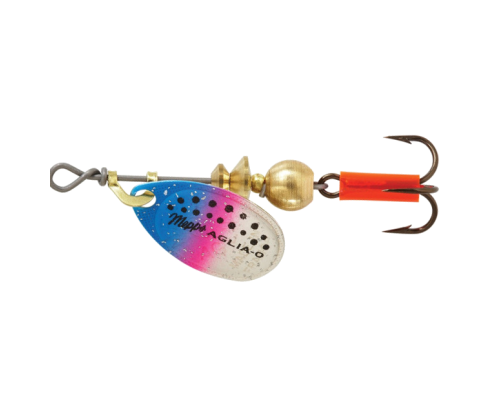 Блесна вращ. Mepps AGLIA FLUO, Micropigments Trout, 0, Rainbo