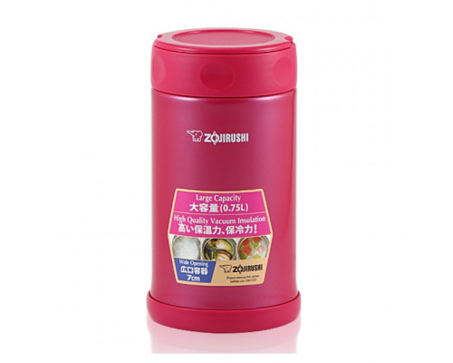 Термоконтейнер Zojirushi SW-FCE75-PJ 0,75 л (красн)