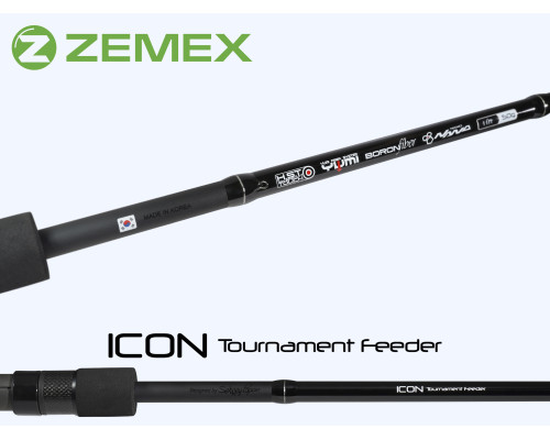 Удилище фидерное ZEMEX ICON Tournament Feeder 13.8 ft - 120 g