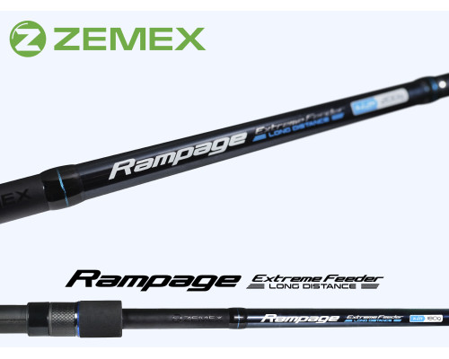 Удилище фидерное ZEMEX RAMPAGE Extreme Feeder 14 ft - 180 g