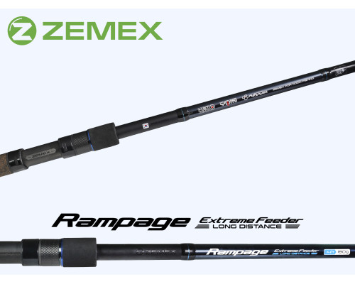 Удилище фидерное ZEMEX RAMPAGE Extreme Feeder 14 ft - 180 g