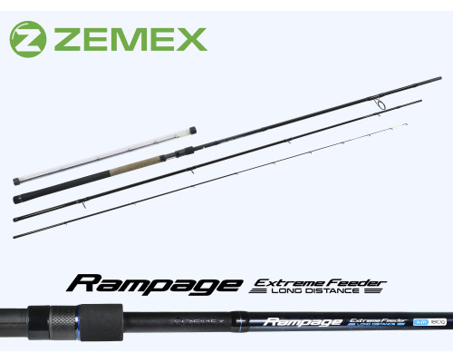 Удилище фидерное ZEMEX RAMPAGE Extreme Feeder 14 ft - 180 g