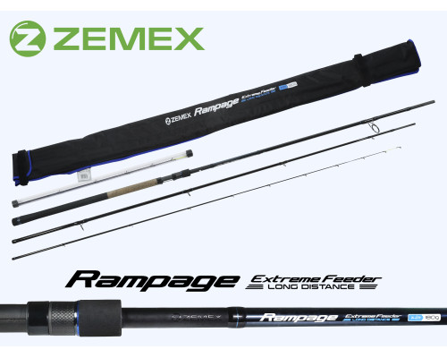 Удилище фидерное ZEMEX RAMPAGE Extreme Feeder 14 ft - 180 g