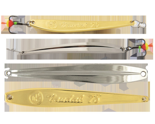 Блесна вертикальная ECOPRO Vandal, 75мм, 8г, S/G