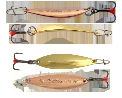 Блесна вертикальная ECOPRO Killka -S, 30мм, 2г, G/C