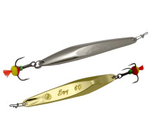 Блесна вертикальная ECOPRO Spy, 80мм, 20г, S/G